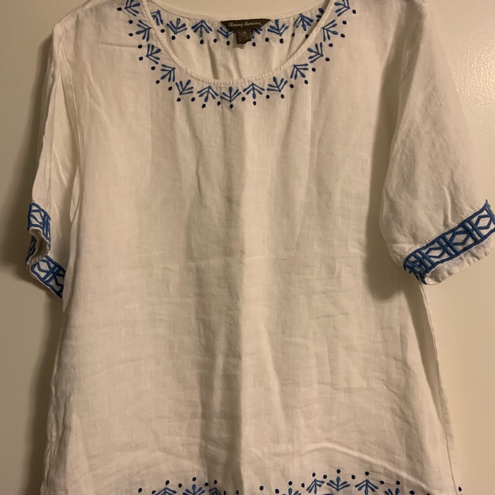 Tommy bahama linen top